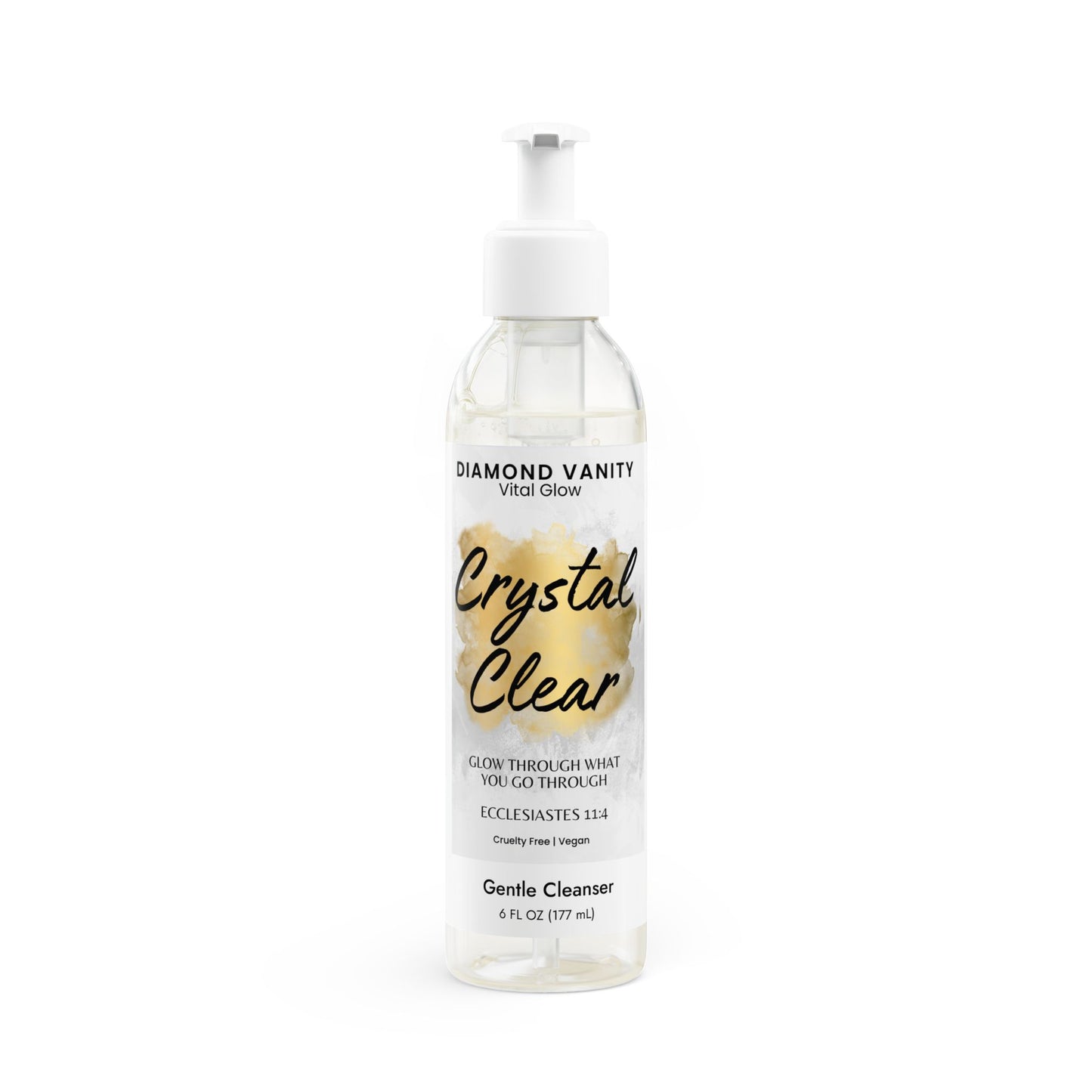 Crystal Clear - Gentle Face Cleanser, 6oz