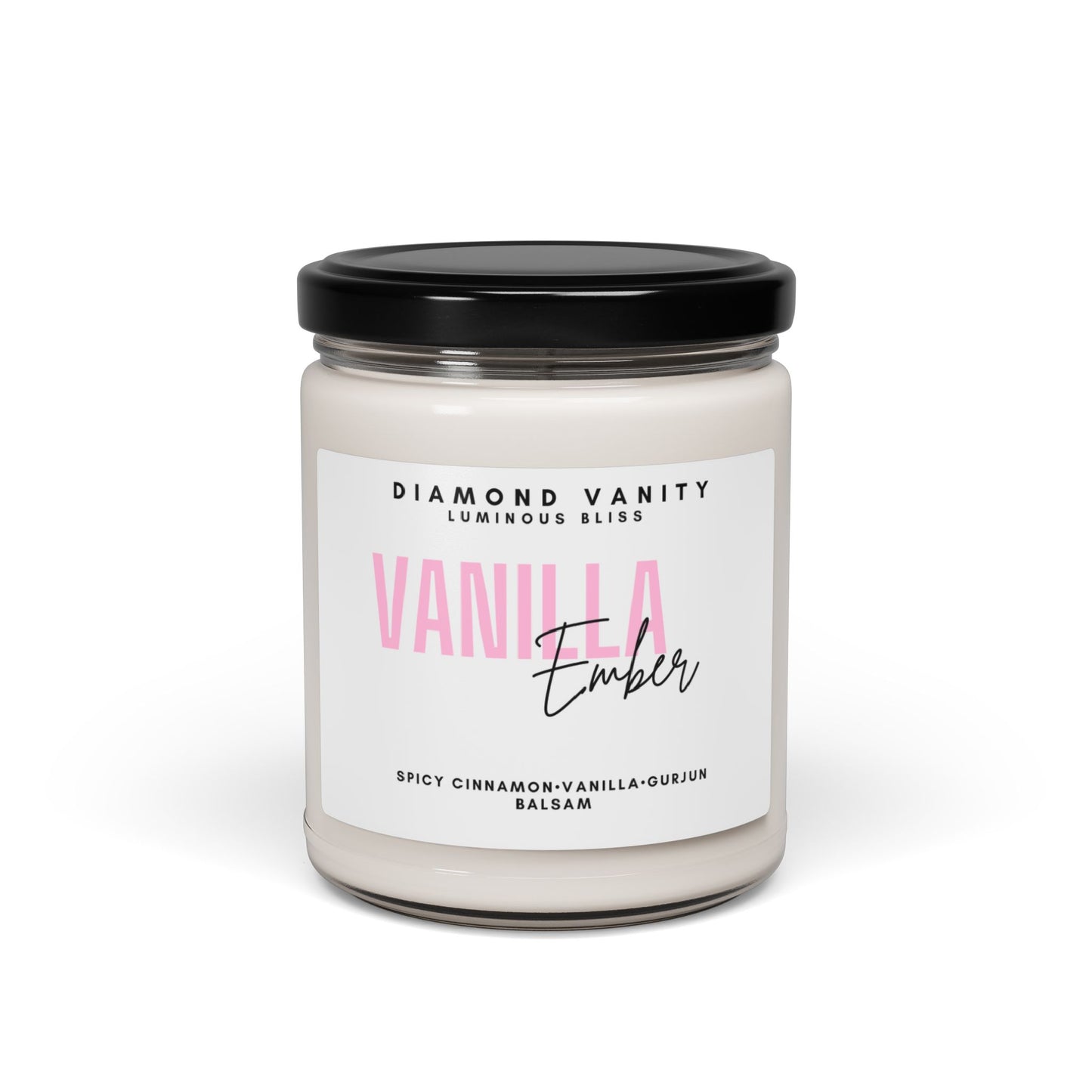 Vanilla Ember - Scented Soy Candle, 9oz