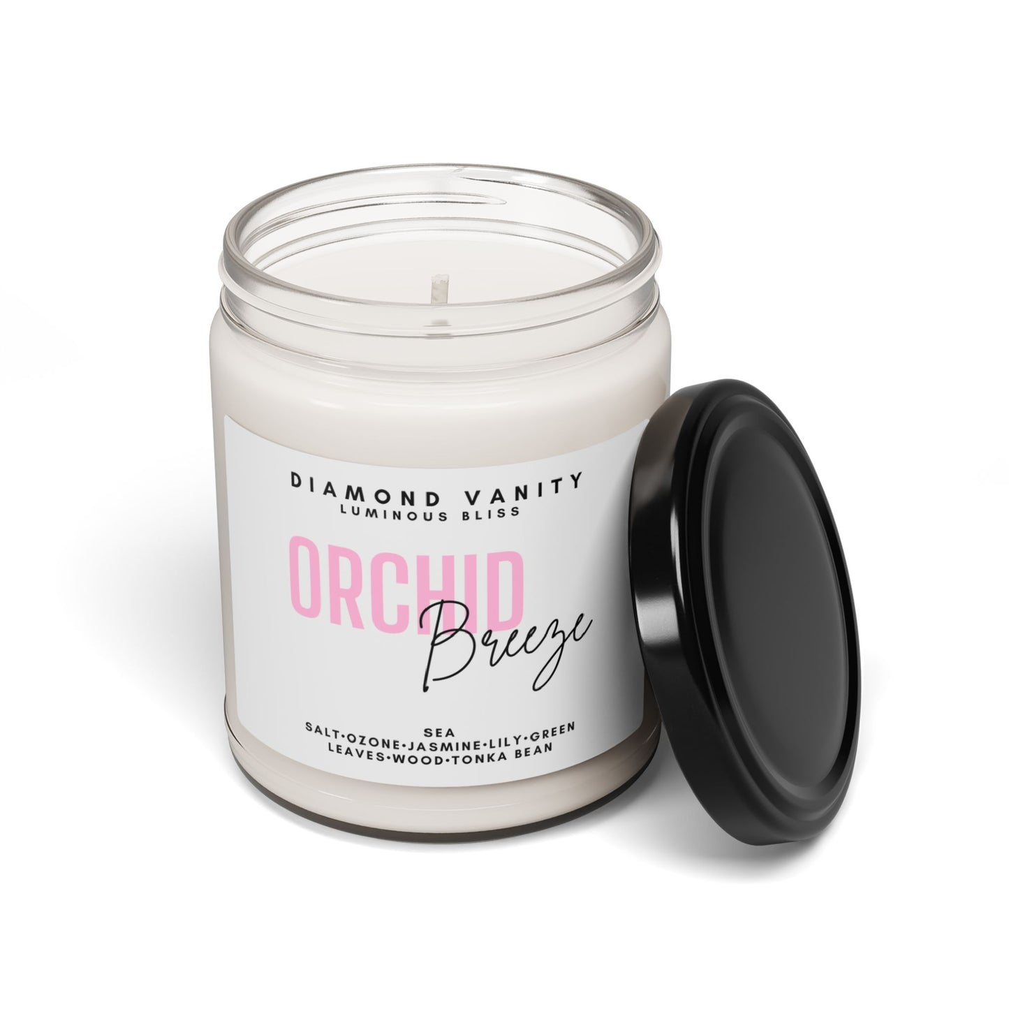 Orchid Breeze - Scented Soy Candle, 9oz