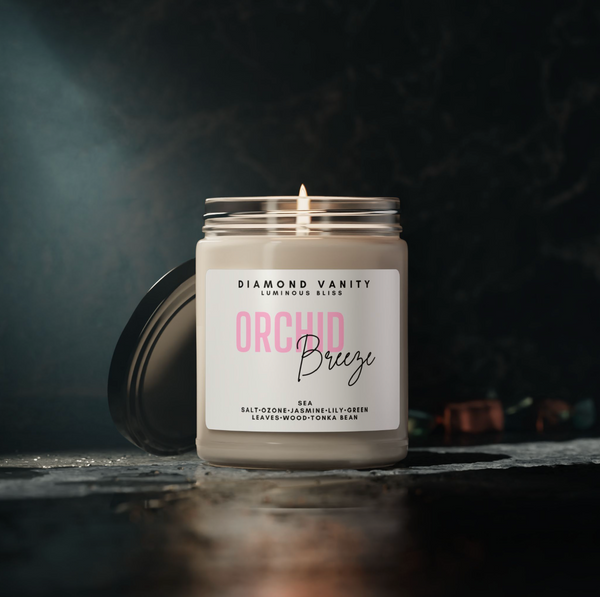 Orchid Breeze - Scented Soy Candle, 9oz – Diamond Vanity