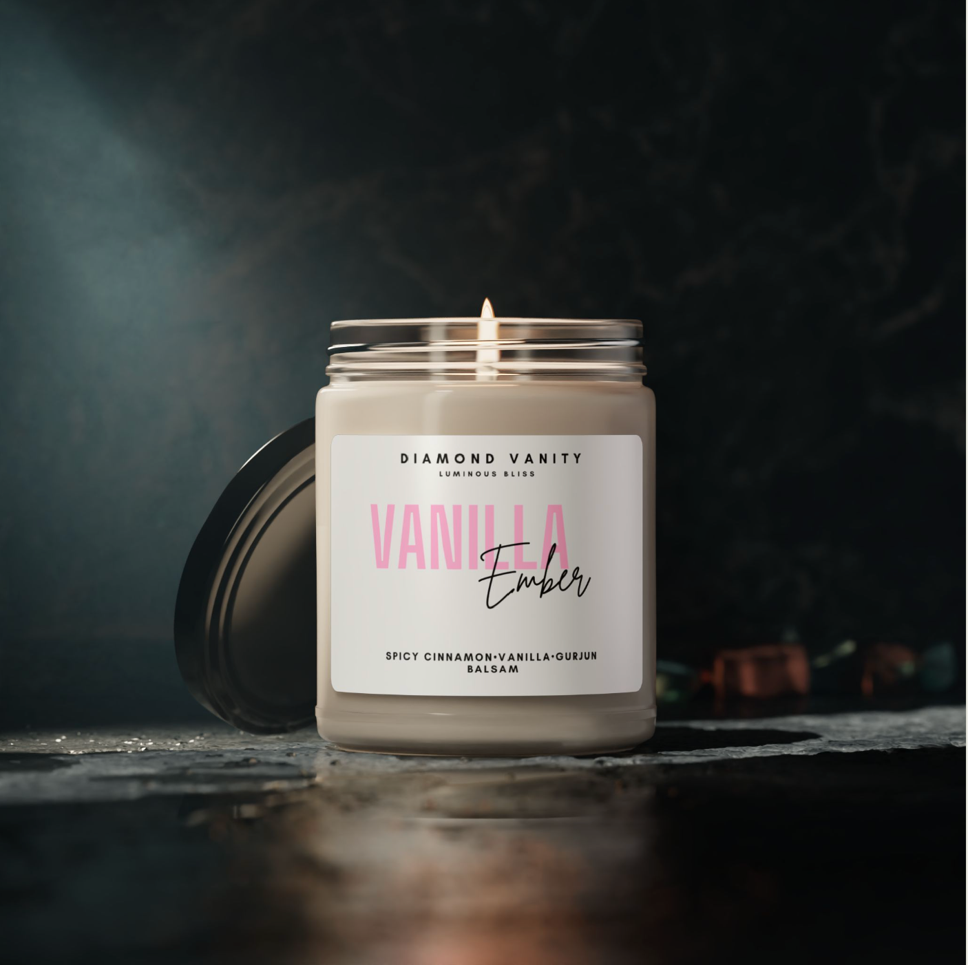 Vanilla Ember - Scented Soy Candle, 9oz