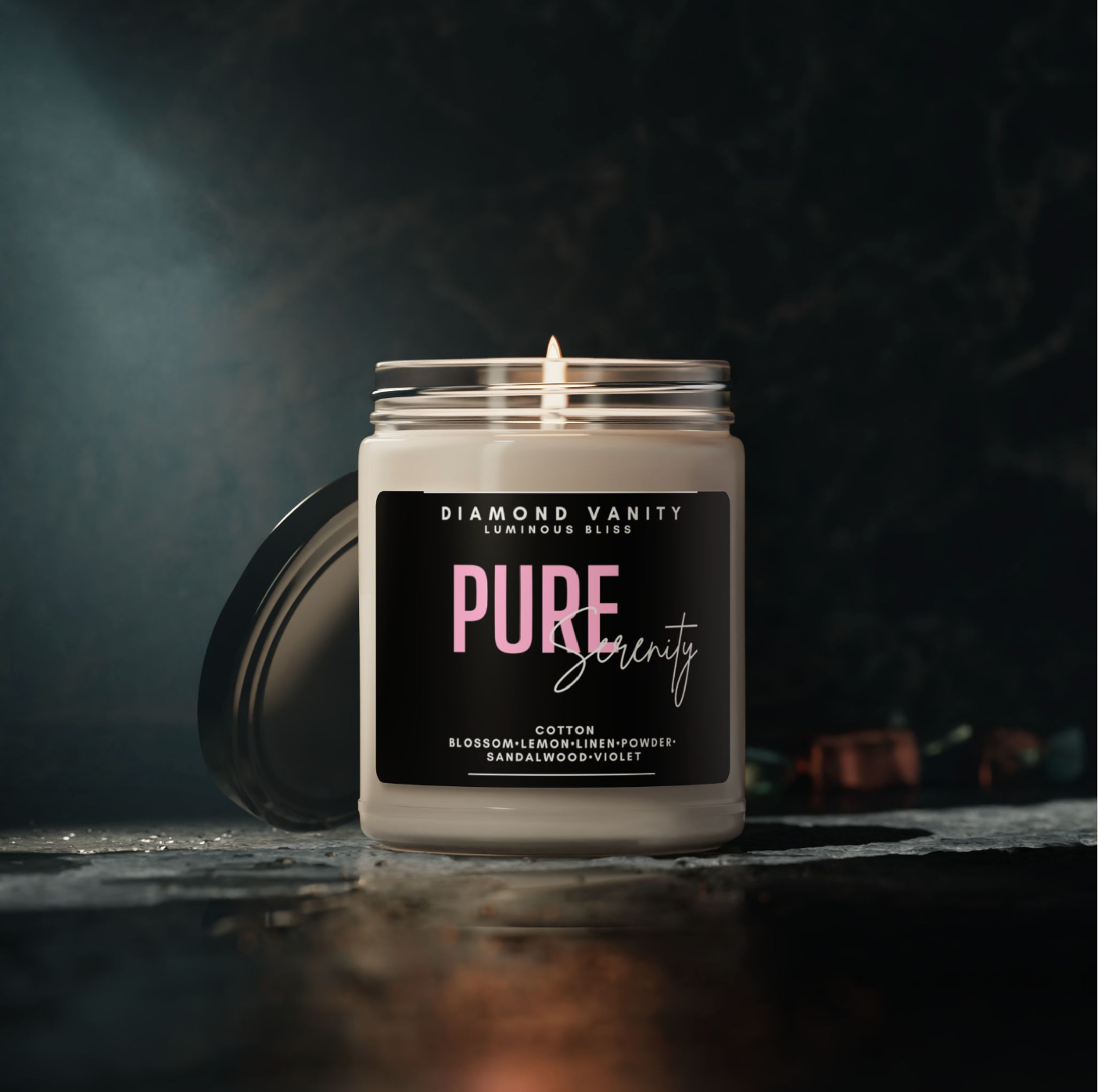 Pure Serenity - Scented Soy Candle, 9oz