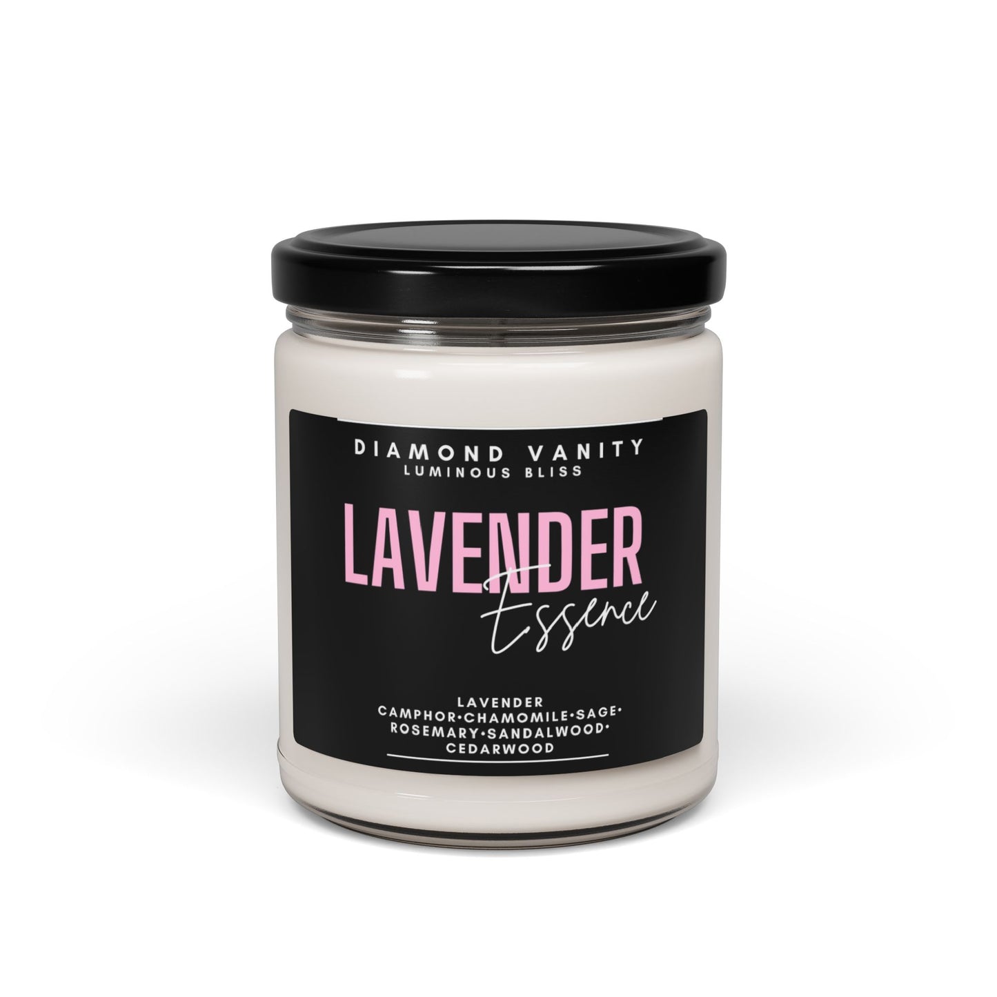 Lavender Essence - Scented Soy Candle, 9oz